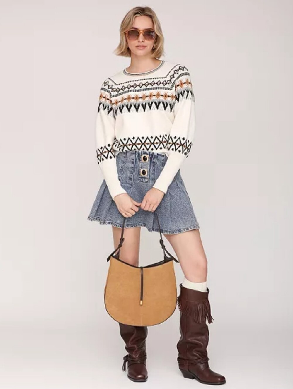 Avec Les Filles NWTs Balloon Sleeve Sweater - Picture 5 of 9